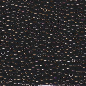 8/0 Miyuki Seed Beads, Metallic Brown Iris, 8-9458, bsd0883