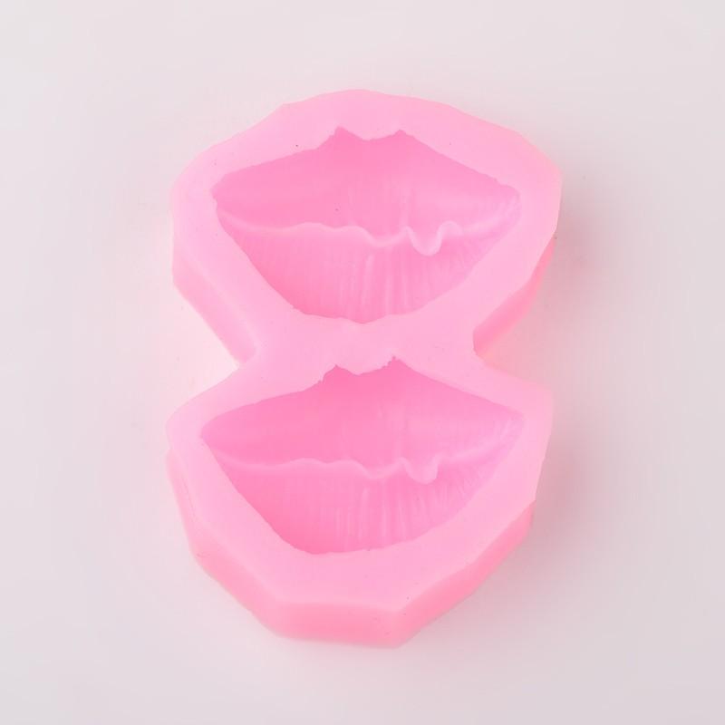 LIPS Resin Mold, Silicone Mold to make shaped cabochons, mold makes