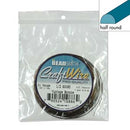 21ga Half Round Craft Wire, Vintage Bronze Tarnish Resistant, 7 yards (21 feet) wir0136