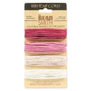 1mm Hemp Cord Pink Ruby Shades, 4 pack, 20lb test, 40 yards, cor0304