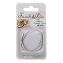 Gray French Wire, medium, 0.9mm thick, 16 inches, wir0120