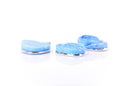 1 BLUE QUARTZ DRUZY Pendant, Silver Bezel, 1-1/4" to 1-3/4" long,  gdz0015