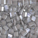 Tila Glass Beads Miyuki Silver Gray Ceylon TL526 bsd0595