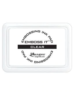 Emboss It™ Ink Pad Clear by Ranger, Ink Pad for Embossing, emboss powder base, pap0054