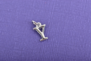 4 UPSILON Greek Letter Silver Plated Charms, Letter Y Charm, Sorority Charms, Silver Plated Pendant, 1/2" tall, includes jump ring, chs3022
