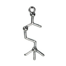 5 ACETYLCHOLINE Molecule Chemistry Charms, Silver Tone Charm Pendants, Science Charms, 26x10mm, chs2408