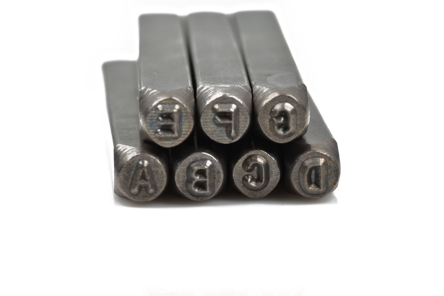 6mm Elegant - Corsiva Font Metal Letter Alphabet Stamp Uppercase Set -  SGE-6U