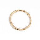 5 Light Gold Hammered Rings, Circle Washer Connector Links, Hammered Metal Charms, 32mm, chg0608