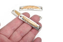5 FEATHER Bracelet Connector Links, silver base with gold feather, curved bracelet charms, 48x10mm, chs2799