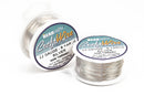 22 gauge SILVER CRAFT WIRE, Tarnish Resistant Craft Wire, wire wrapping, copper wire with silver plating, 8 yards (24 feet) spool wir0056