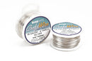 18 gauge SILVER CRAFT WIRE, Tarnish Resistant Craft Wire, wire wrapping, copper wire with silver plating, 4 yards (12 feet) spool wir0058