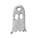 10 GHOST Charms Pendants, Halloween Charms, Silver Tone Metal   chs2027