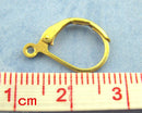 60 Bright GOLD PLATED Metal Lever Back Earrings Ear Wires (30 pairs) . shipped from USA . fin0279