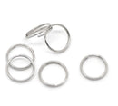 BULK 300 Silver Tone Double Loops Split Rings Open Jump Rings 10mm  jum0082b