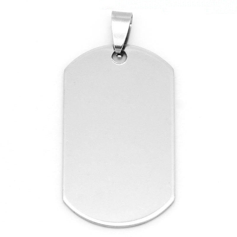 Our Merchandise > Blank Dog Tag Pendant