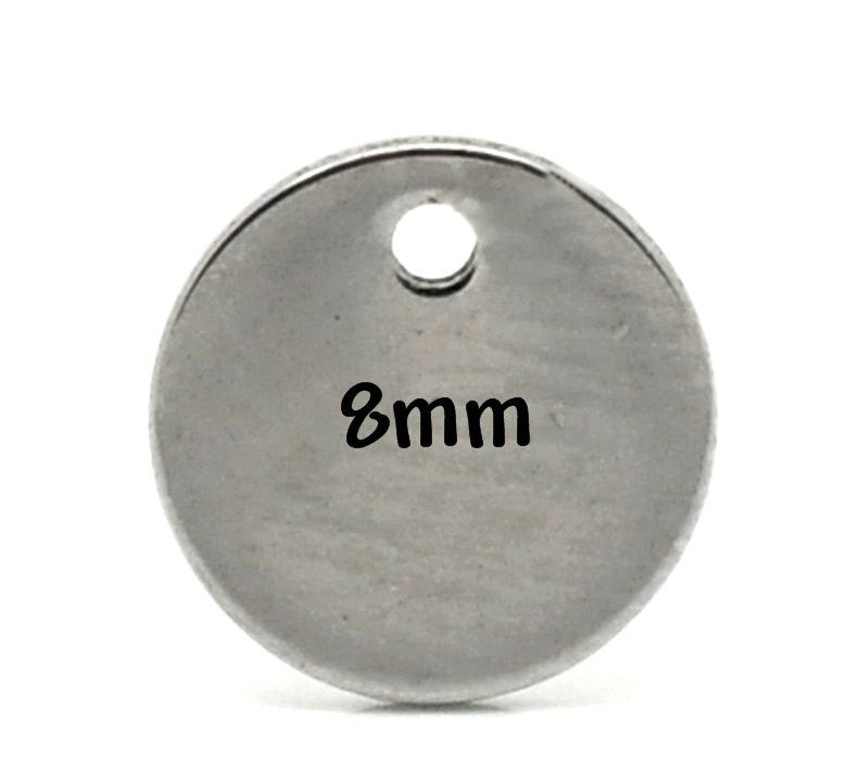 1 3/4 Inch Round Stamping Blanks, 2 or More Metal Discs, 18G