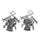 10 Silver Metal KNITTING Sweater Charm Pendants chs0518