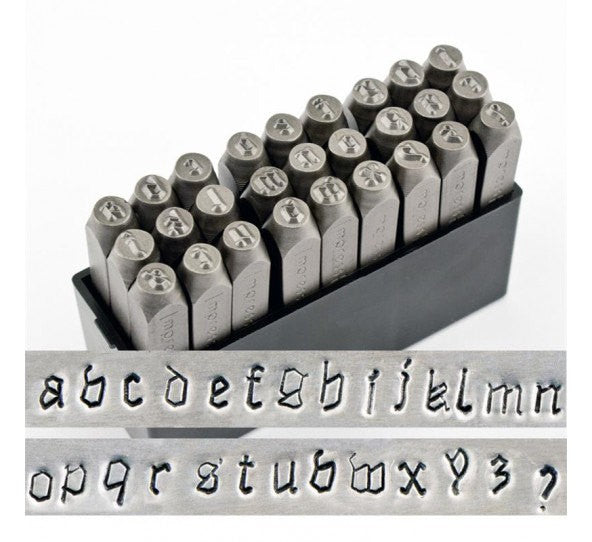 Impressart Metal Alphabet Letter Stamping Set, 6mm Lowercase Canterbur