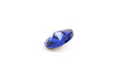 14mm Glass Crystal Rivoli Rhinestone Crystals, chaton, silver foil backing COBALT BLUE, 4 pcs.  cry0090