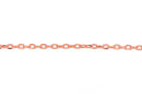 27 yards (82+ feet) spool ROSE GOLD Copper Diamond Cut Cable Link Chain, fch0234b