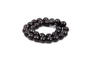 12mm Round Faceted CHOCOLATE BROWN Jade Gemstone Beads, full strand gjd0100