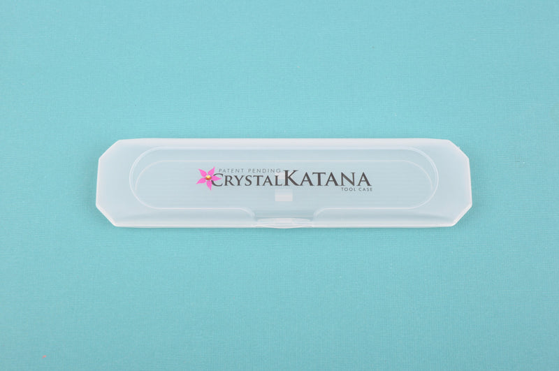 Crystal Ninja Plastic Protective Storage Case for your Crystal Katana rhinestone pickup tool, CLEAR color, tol0513