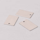 5 Stainless Steel Metal Stamping Blanks, RECTANGLE 1-1/4" x 3/4", 21 gauge, msb0536