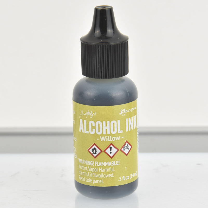 Alcohol Ink, Willow Green, Tim Holtz Ranger, 1/2 oz, pnt0075