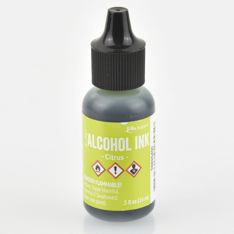 Alcohol Ink, Citrus Green, Tim Holtz Ranger, 1/2 oz, pnt0089
