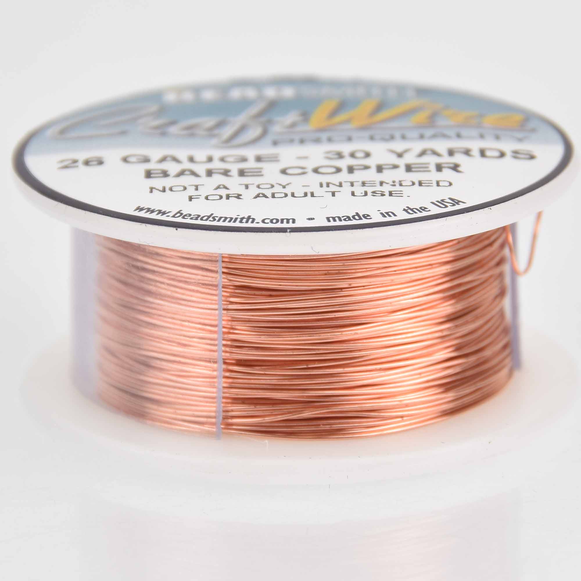 The Beadsmith Wire Elements 26 Gauge Tarnish Resistant Soft Temper Wire, 30yd. in Bare Copper | Michaels