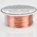 26ga BARE COPPER Craft Wire, 26 gauge, 30 yards (90 feet) spool wir0222
