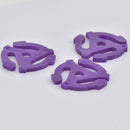 Spindle Adapter Charms, Retro 45 Record Insert1, Purple Pearl Laser Cut Acrylic, Lca0822