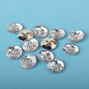 25 CLEAR Acrylic Buttons, 15mm, faux crystal buttons but0306