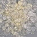 CLEAR Buttons Mixed styles and sizes 50 grams but0314