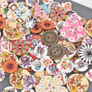 MIXED COLORS Buttons Mixed styles and sizes 50 grams but0315