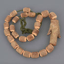 Wood Beads with Focal, graduated sizes, bwd0068