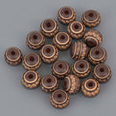 10mm Round Mocha Wood Beads, 20 beads, bwd0071