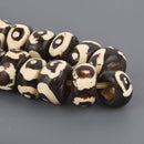 24mm African Rondelle Beads, 6 beads, bwd0073