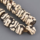 24mm African Rondelle Beads, 6 beads, bwd0075