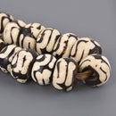 24mm African Rondelle Beads, 6 beads, bwd0075