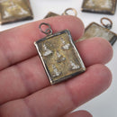 1 THAI BUDDHA Pendant Charm Thai Relic pewter chs8366