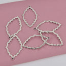 Silver Victorian Marquis Charms, 1.75" long, chs8418