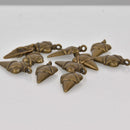 5 ARROWHEAD Charms, bronze plated, 34x17mm, chs8513