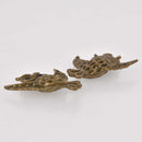 1 Bronze Owl Charm, Filigree 36x38mm, chs8515