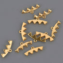 Vani IV GemDuo Bead Ending Gold Plate, x4 pcs, chs8566