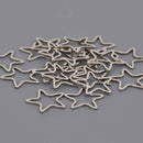 10 Star Charms, Stainless Steel Connector Links, 16mm  chs8619