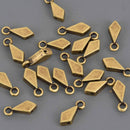 Livadaki Kite Bead Ending, Antique Brass Plate, x4 pcs, chs8631