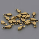 Livadaki Kite Bead Ending, Antique Brass Plate, x4 pcs, chs8631