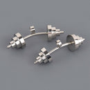 Stainless Steel Dumbbell Pendant – Gym Charm Fitness Weightlifting, chs8633