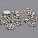 Silver Heart Charms, small heart 15mm chs8636